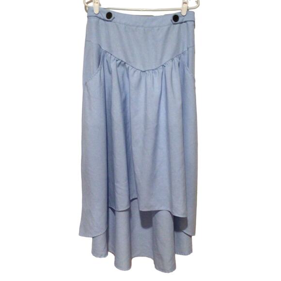 Shein Women’s Light Blue Suit Set Jacket & Skirt Size 12 XL NWOT Business Chic - Picture 2 of 6